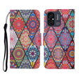 For Xiaomi Redmi 12C Colored Drawing Pattern Flip Leather Phone Case(Diamond Totem) - free shipping - PMC TechLife - Order now!