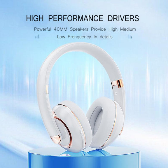 KE22 Folded Noise Reduction Wireless Bluetooth Headphones(Purple)