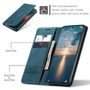 For Xiaomi 13 CaseMe 013 Multifunctional Horizontal Flip Leather Phone Case(Blue)