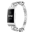 For Fitbit Charge 5 Sun Moon Star Diamond Metal Watch Band(Silver) -  by PMC TechLife | Online Shopping South Africa | PMC TechLife