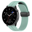 For Amazfit GTR Mini Magnetic Fold Clasp Black Buckle Silicone Watch Band(Teal) -  by PMC TechLife | Online Shopping South Africa | PMC TechLife