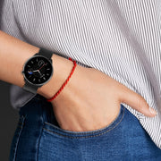For Amazfit GTR Mini 20mm Flat Head Groove Reverse Buckle Silicone Watch Band(Dark Grey)