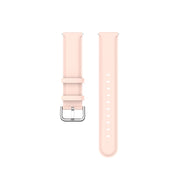 For Amazfit GTR Mini Round Tail Genuine Leather Watch Band(Light Pink)