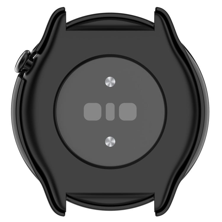 For Amazfit GTR Mini PC + Tempered Film Integrated Watch Protective Case(Black)