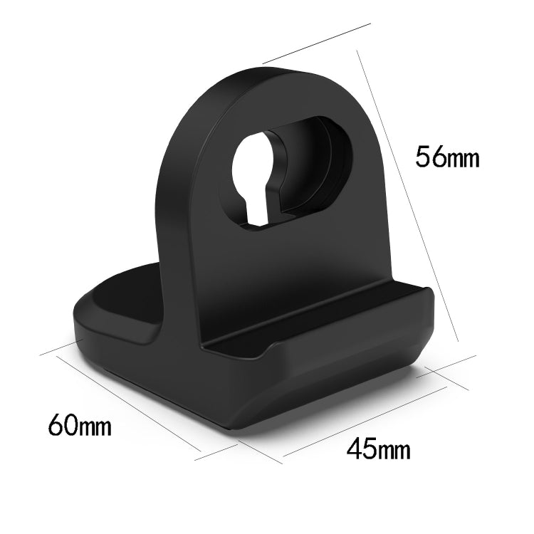 For Amazfit GTR Mini Smart Watch Silicone Charging Bracket(Black)