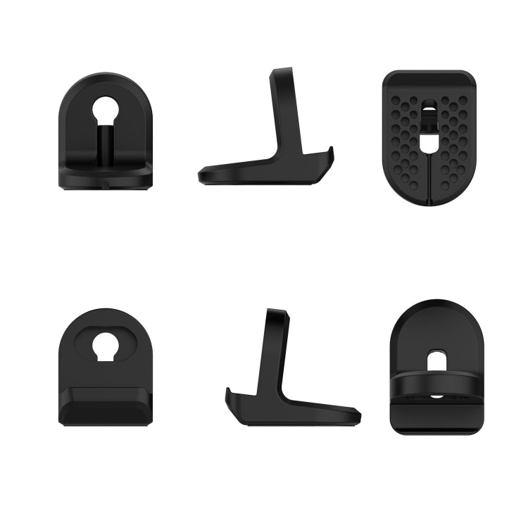 For Amazfit GTR Mini Smart Watch Silicone Charging Bracket(Black)