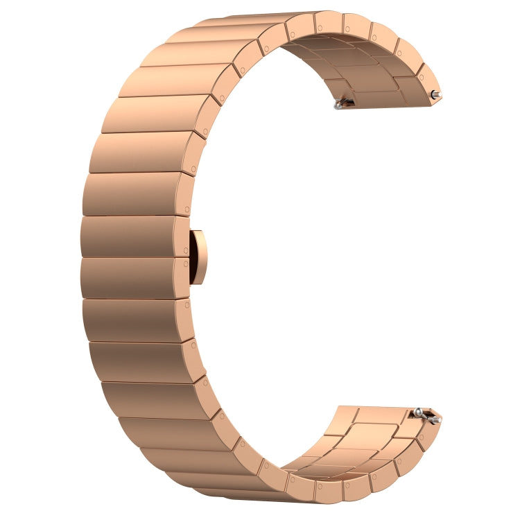 For Honor Watch GS 3i One Bead Steel Watch Band(Rose Gold)