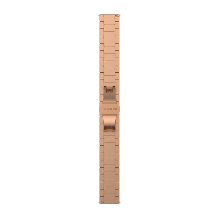 For Honor Watch GS 3i One Bead Steel Watch Band(Rose Gold)