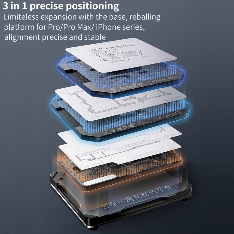 For Huawei Mate 40 Pro+ Qianli Mega-idea Multi-functional Middle Frame Positioning BGA Reballing Platform