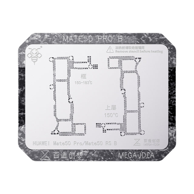 For Huawei Mate 50 Pro B Qianli Mega-idea Multi-functional Middle Frame Positioning BGA Reballing Platform