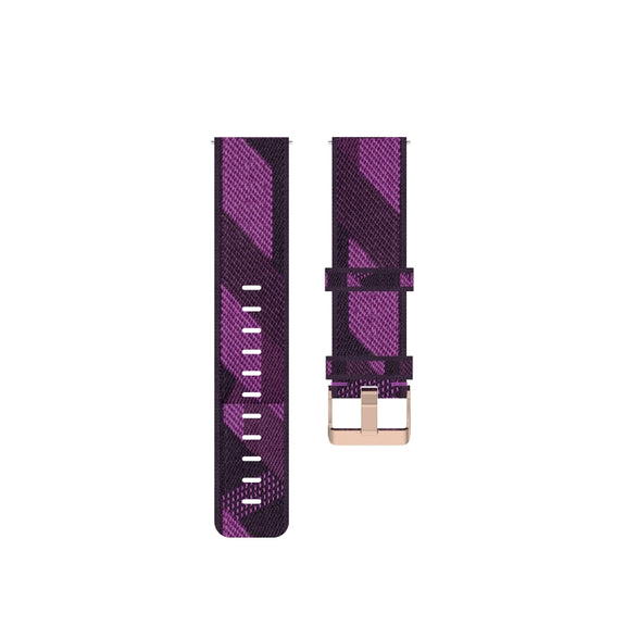 For Honor Watch GS 3i 22mm Nylon Woven Watch Band(Purple)