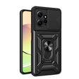 For Xiaomi Redmi Note 12 4G Global Sliding Camera Cover Design Phone Case(Black) - free shipping - PMC TechLife - Order now!