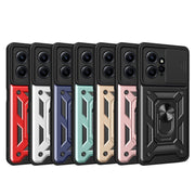 For Xiaomi Redmi Note 12 4G Global Sliding Camera Cover Design Phone Case(Silver)