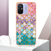 For Xiaomi Redmi 12C/11A 4G Global Electroplating IMD TPU Phone Case(Colorful Scales)