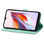 For Xiaomi Redmi 12C Mandala Flower Embossed Leather Phone Case(Green)