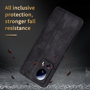 For Xiaomi 13 Lite / Civi 2 AZNS 3D Embossed Skin Feel Phone Case(Purple)