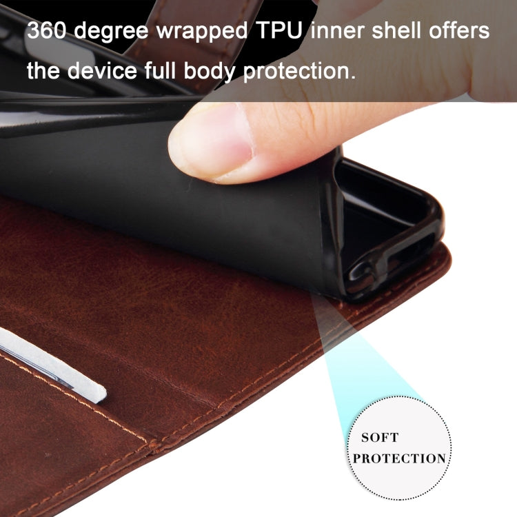 For Xiaomi Redmi Note 12 4G Global Calf Texture Zipper Leather Phone Case(Brown)