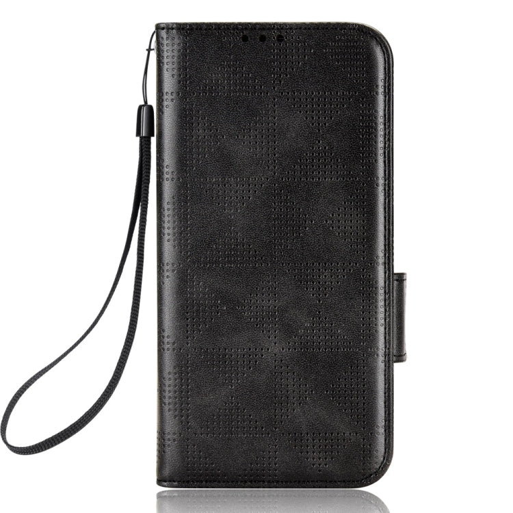 For Huawei P60 / P60 Pro Symmetrical Triangle Leather Phone Case(Black)