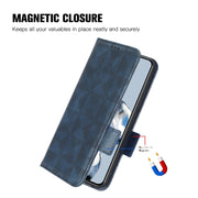 For Huawei P60 / P60 Pro Symmetrical Triangle Leather Phone Case(Black)