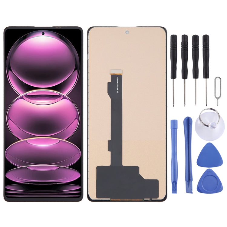 TFT LCD Screen For Xiaomi Redmi Note 12 Pro with Digitizer Full Assembly, Not Supporting Fingerprint Identification
