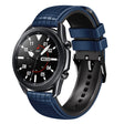 22mm Universal Mesh Two-Tone Silicone Watch Band(Dark Blue Black) - Smart Wear by PMC TechLife | Online Shopping South Africa | PMC TechLife