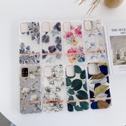 For Samsung Galaxy A14 5G High Translucent Electroplating Flower Pattern TPU + PC Phone Case(Hibiscus)