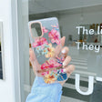 For Samsung Galaxy A54 5G High Translucent Electroplating Flower Pattern TPU + PC Phone Case(Hibiscus) - free shipping - PMC TechLife - Order now!