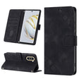 For Huawei nova 10 Skin-feel Embossed Leather Phone Case(Black) - free shipping - PMC TechLife - Order now!