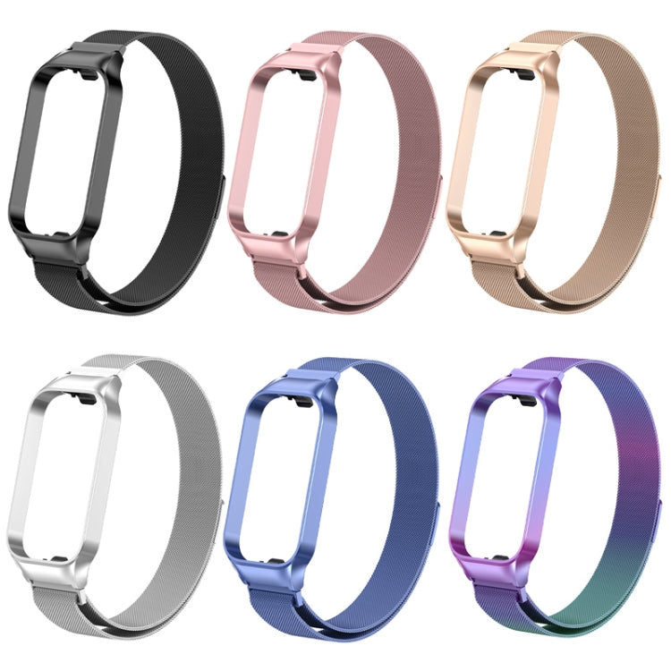 For Redmi Band 2 Milan Magnetic Metal Watch Band(Midnight Blue)