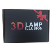 A189 LED Colorful 3D Night Light Bluetooth Speaker Base with Box(White Square)