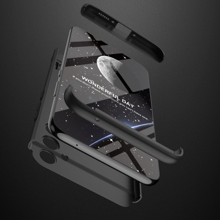 For Samsung Galaxy A34 5G GKK Three Stage Splicing Full Coverage PC Phone Case(Black)