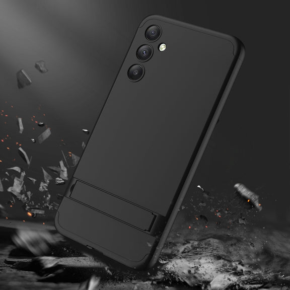 For Samsung Galaxy A34 5G GKK Three Stage Splicing Full Coverage PC Phone Case(Black)