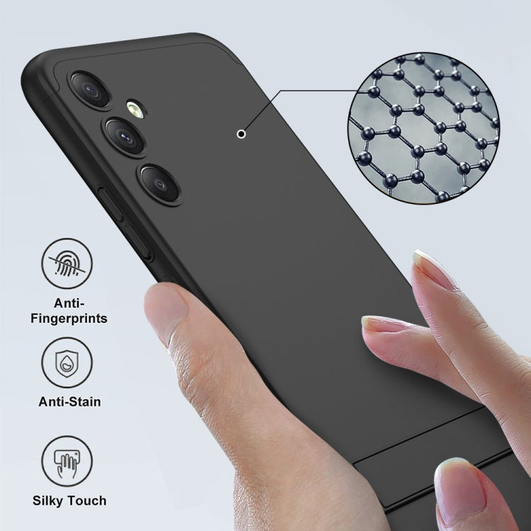 For Samsung Galaxy A34 5G GKK Three Stage Splicing Full Coverage PC Phone Case(Black)