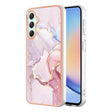 For Samsung Galaxy A24 Electroplating Marble Dual-side IMD Phone Case(Rose Gold 005) - free shipping - PMC TechLife - Order now!