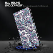 For Xiaomi Redmi Note 12 4G Global 3D Painting Pattern Flip Leather Phone Case(Swirl Pattern)