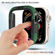 For Apple Watch Ultra 49mm Armor Frame Watch Case(Green)