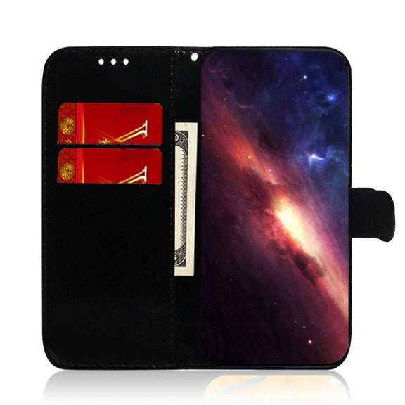 For Samsung Galaxy M14 Imitated Mirror Surface Leather Phone Case(Gradient Color)