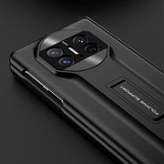 For Huawei Mate X3 GKK Integrated Magnetic Folding Hinge Supercar Phone Case(Night Green)