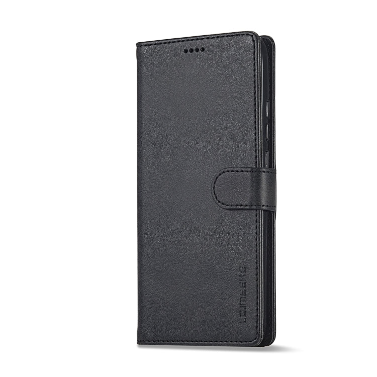 For Xiaomi 13 Lite LC.IMEEKE Calf Texture Horizontal Flip Leather Case(Black)