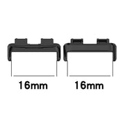 For Huawei Band 8 1 Pair Stainless steel Metal Watch Band Connector(Gold)
