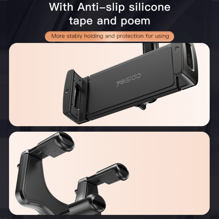 Yesido C196 Car Rearview Mirror Using Phone Holder(Black)