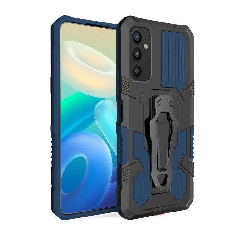 For Samsung Galaxy A34 Armor Warrior Shockproof PC + TPU Phone Case(Blue)
