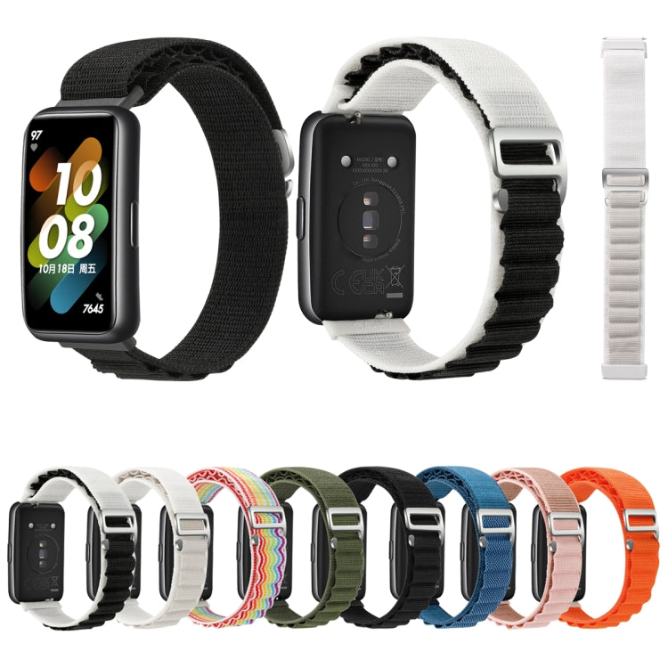 For Huawei Band 7 Loop Nylon Watch Band(Pink)