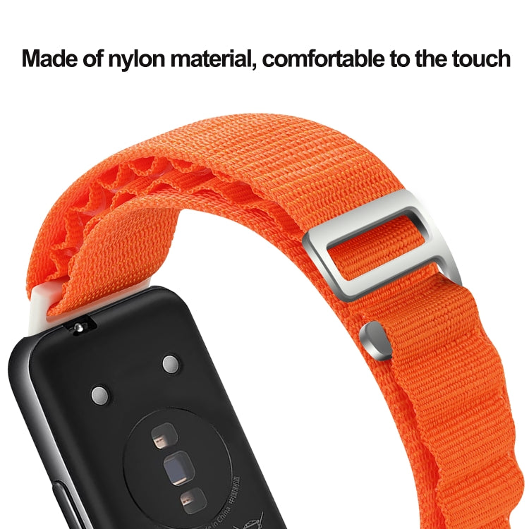 For Huawei Band 7 Loop Nylon Watch Band(Pink)