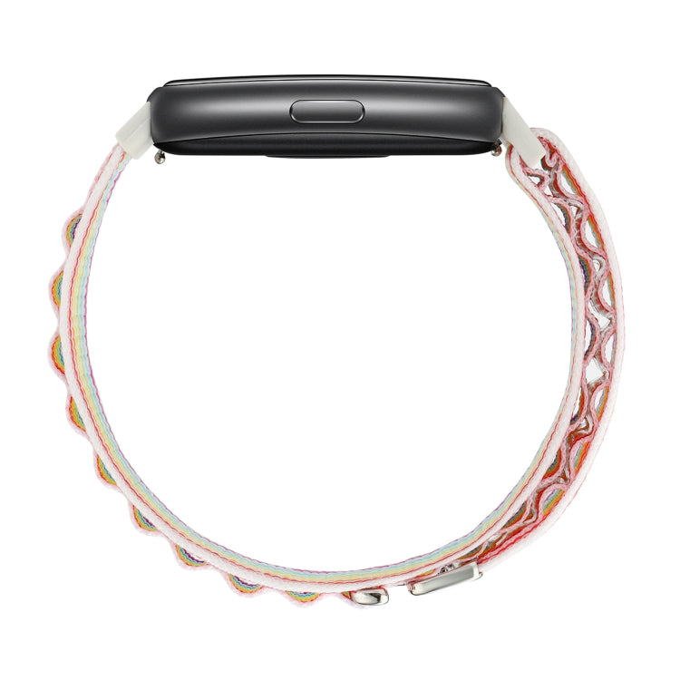 For Huawei Band 7 Loop Nylon Watch Band(Pink)