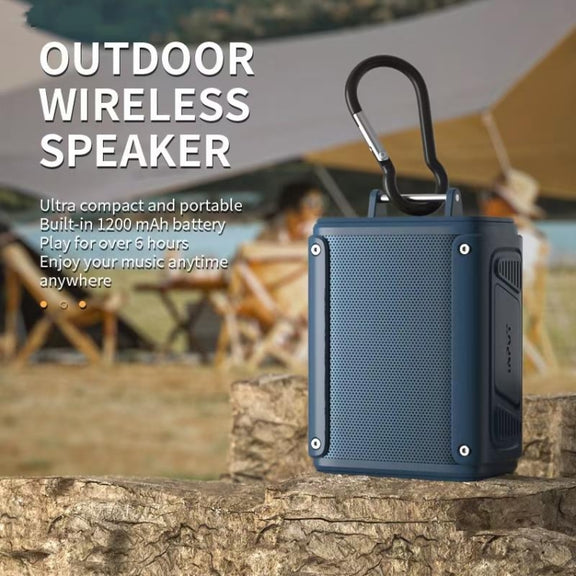 New Rixing NR109 TF FM Portable Bluetooth Stereo Surround(Green)