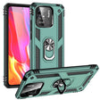 For Xiaomi Redmi 12C / 11A Shockproof TPU + PC Phone Case with Holder(Dark Green) - free shipping - PMC TechLife - Order now!