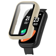 For Keep Band B3 PC + Tempered Glass Film Integrated Watch Protective Case(Ivory White)