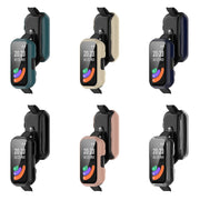 For Keep Band B3 PC + Tempered Glass Film Integrated Watch Protective Case(Transparent)