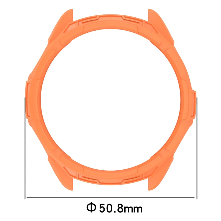 For Garmin Forerunner 965 Armor Hollow Watch Protective Case(Orange)